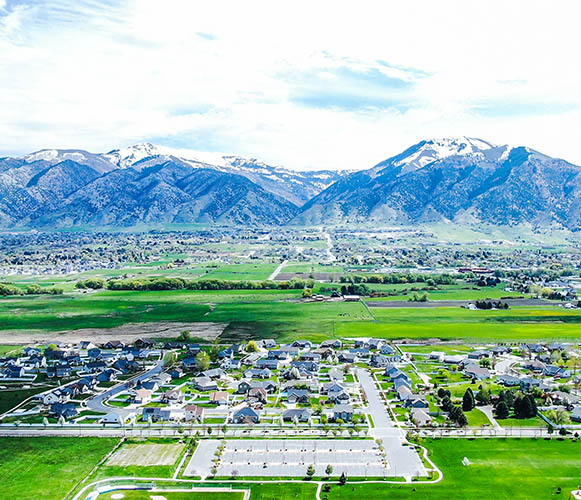 kartchner sunrise meadows aerial view