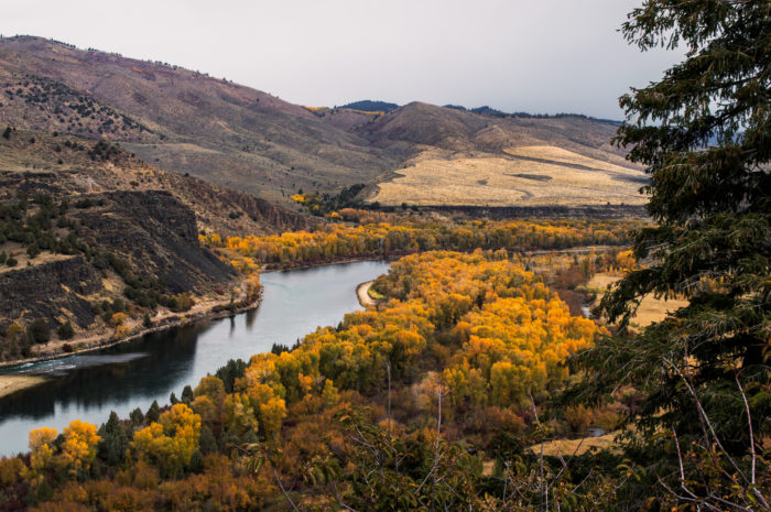 Clark hill rest area view