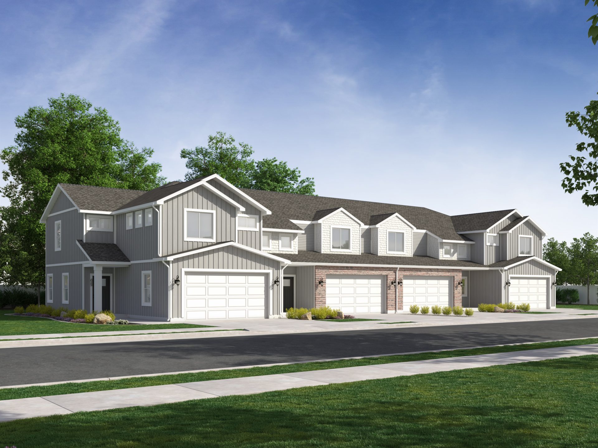 Hailey Creek Front Load Townhomes Kartchner Homes Kartchner Homes