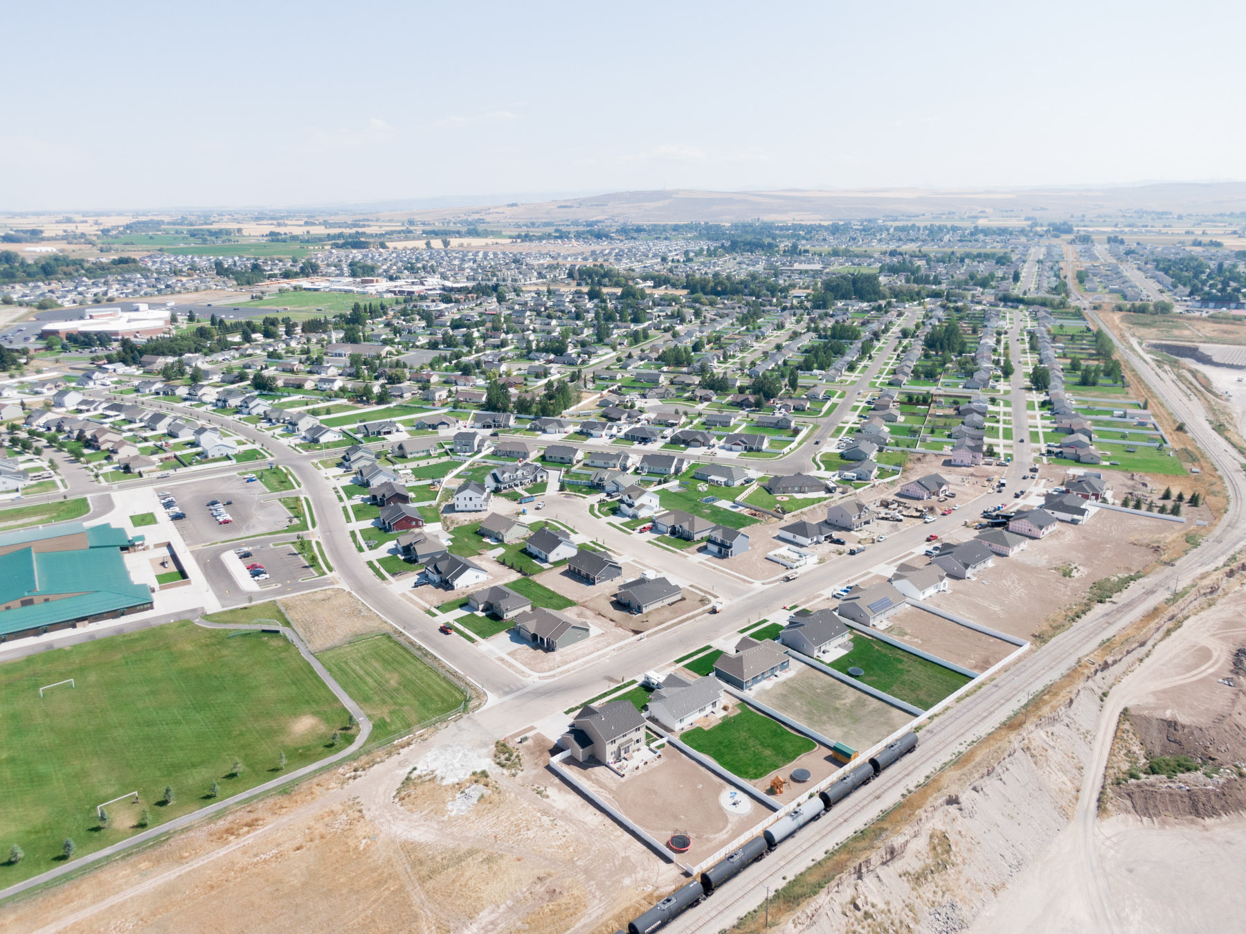 Crow Creek Estates Aerial View